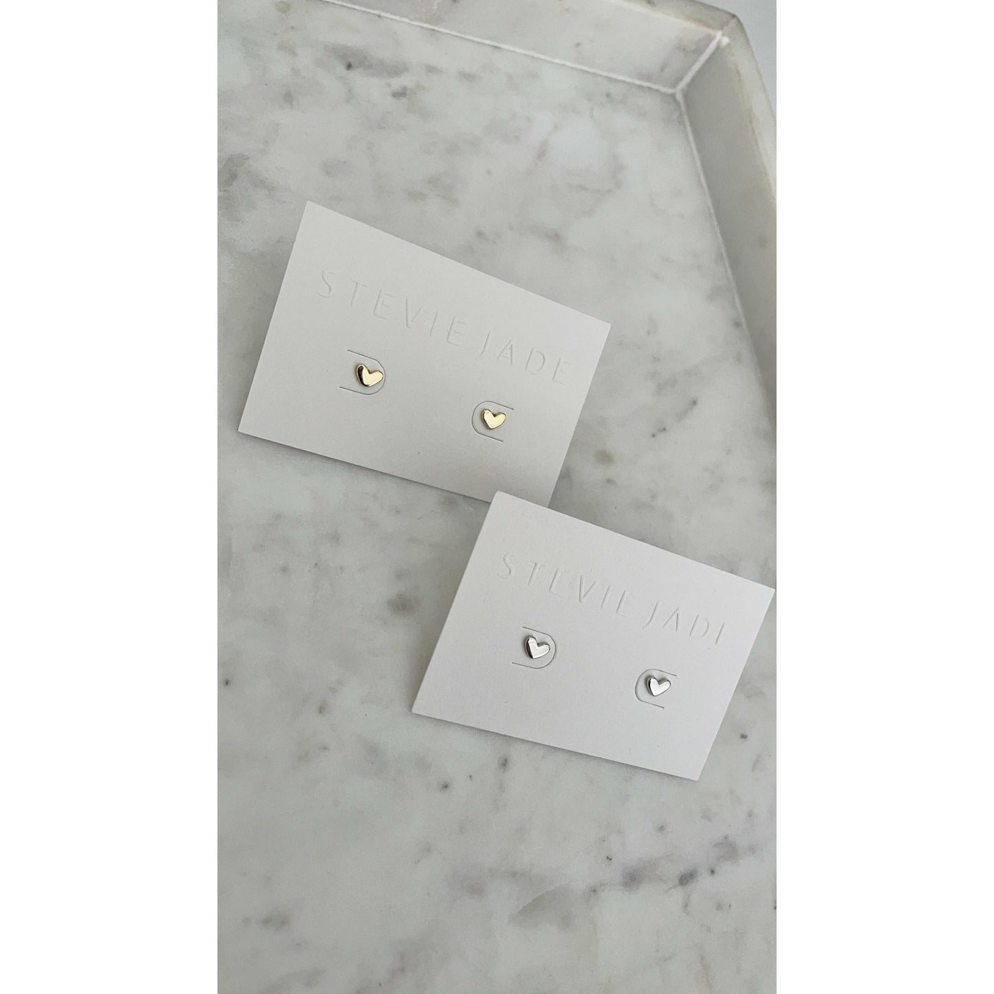 Stevie heart earrings