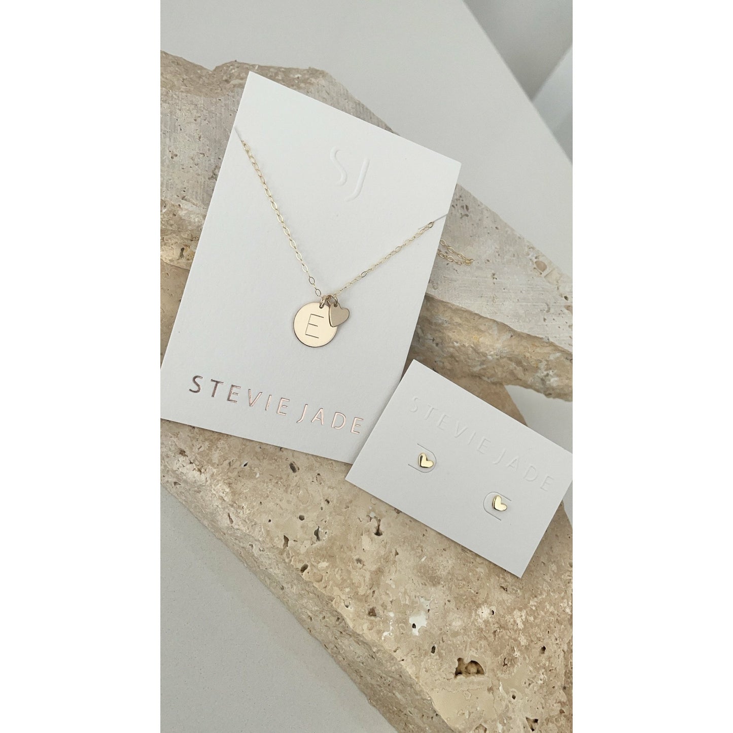 Stevie heart earrings
