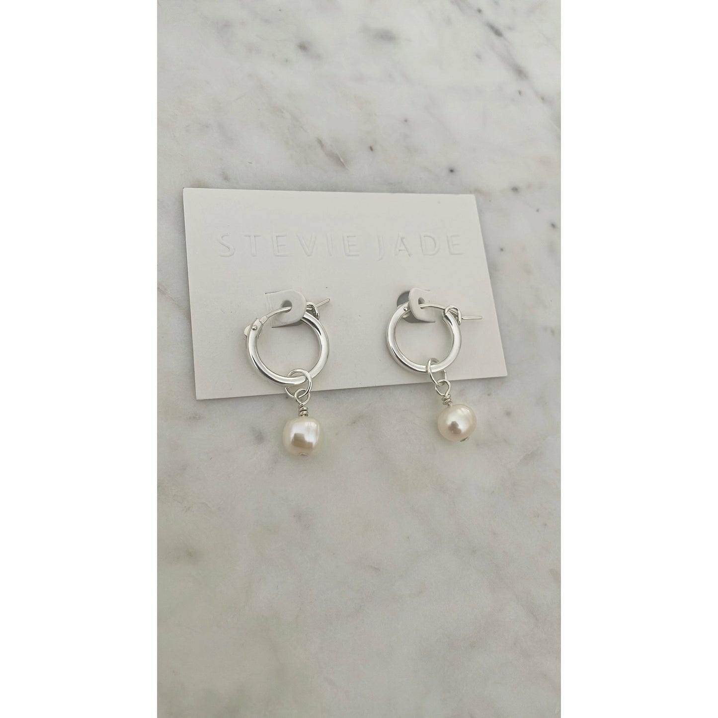 Pearl earrings