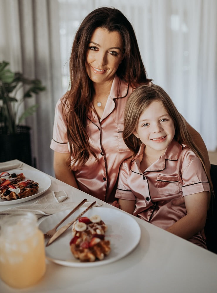 Kids satin pyjama set