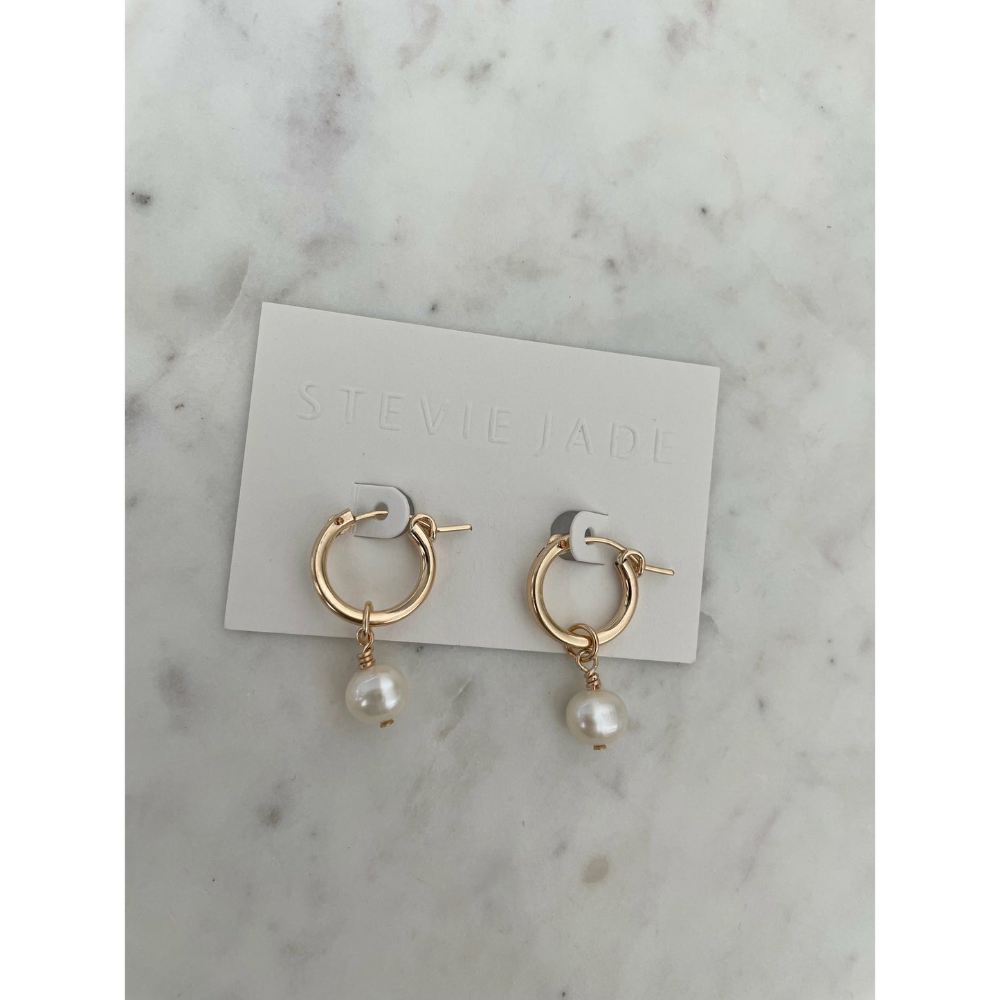 Pearl earrings