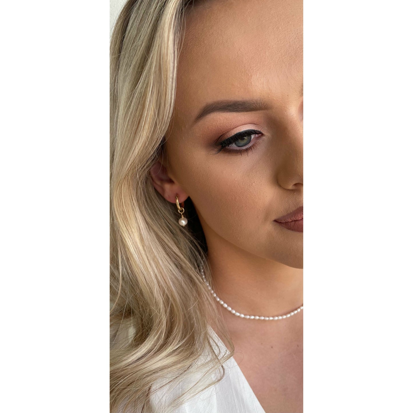 Pearl earrings