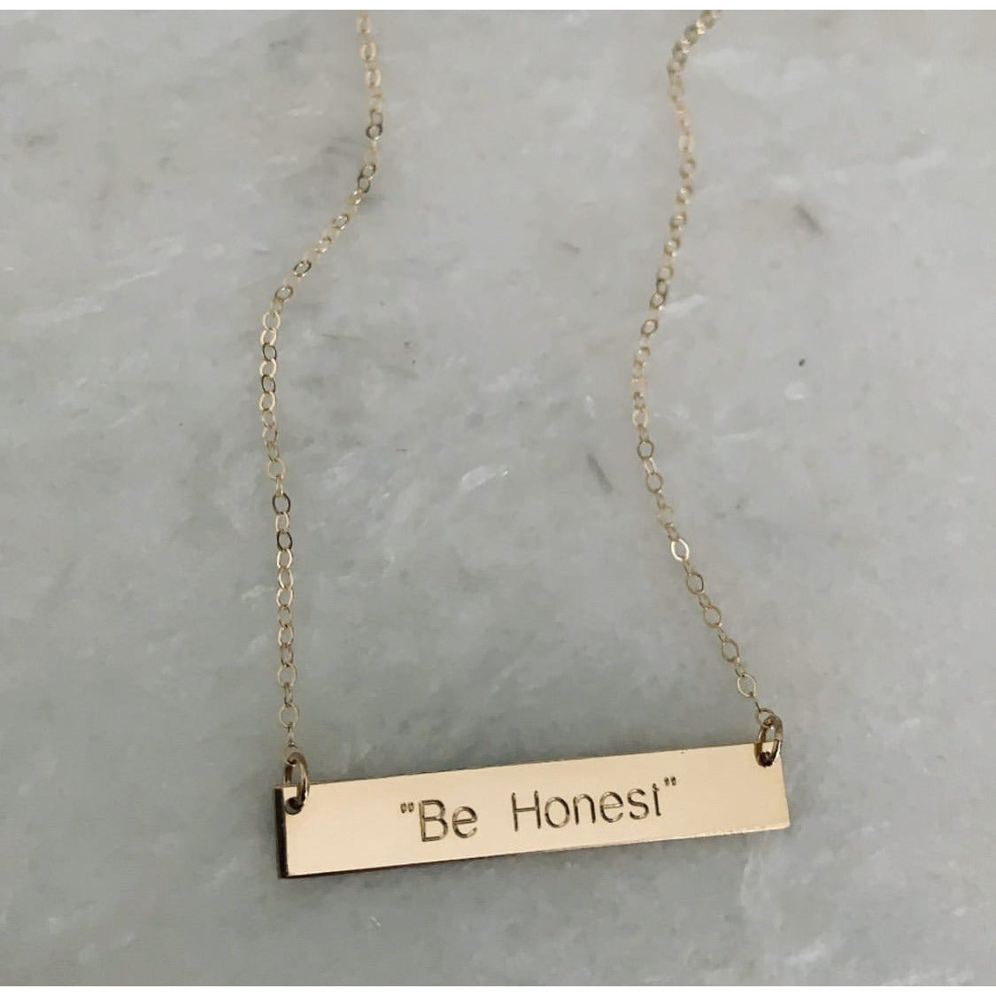 Personalized Bar Necklace