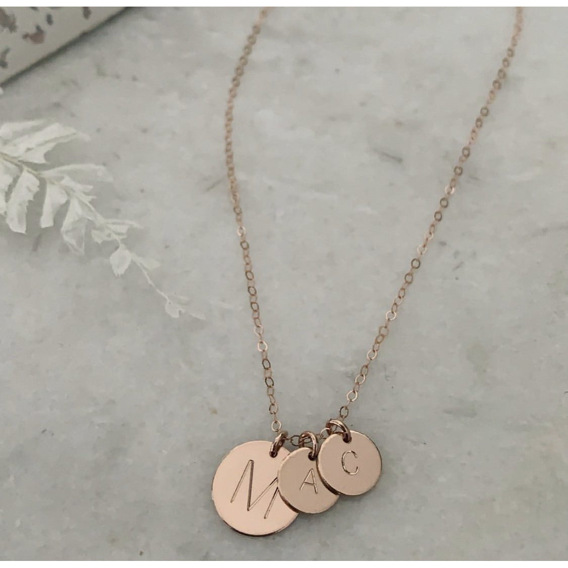 Trio Initial Necklace