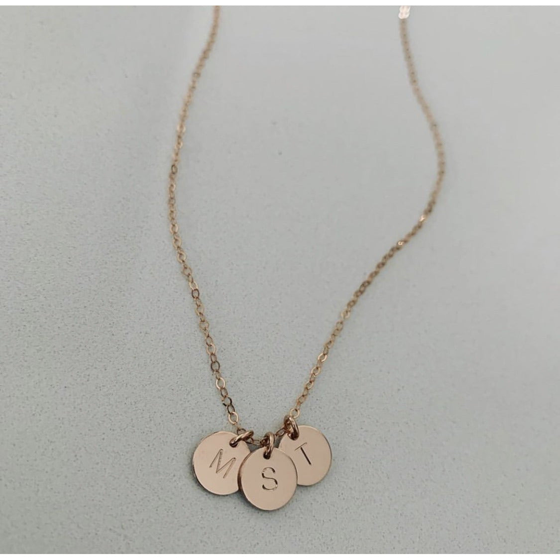 Trio Mini Initial Necklace