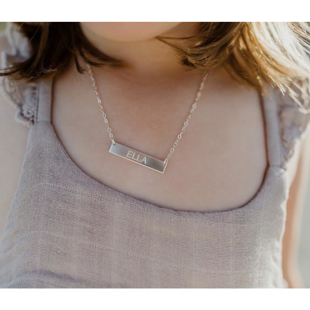 Personalised Mini Bar Necklace