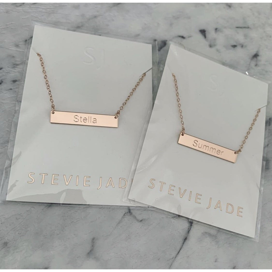 Personalised Mini Bar Necklace